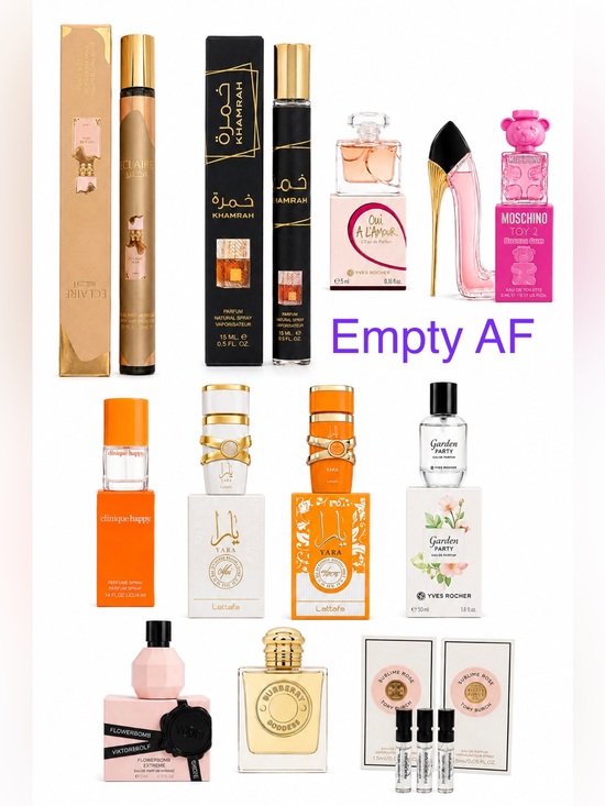 Other - Good Girl, Burberry, Yara, Clinique, Viktor & Rolf, Moschino • Empty • You Pick